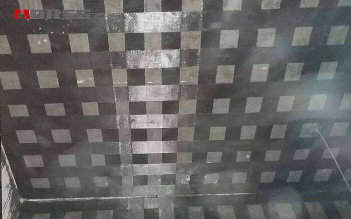 Crack repair of cast-in-place slab 