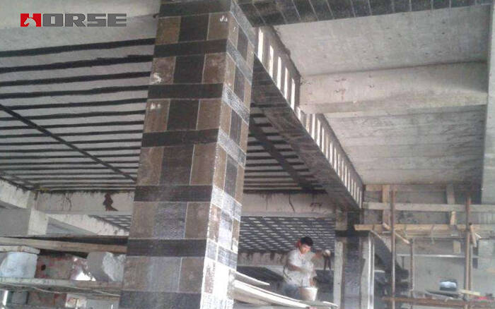 CFRP phục hồi chức năng của cột khung bê tông