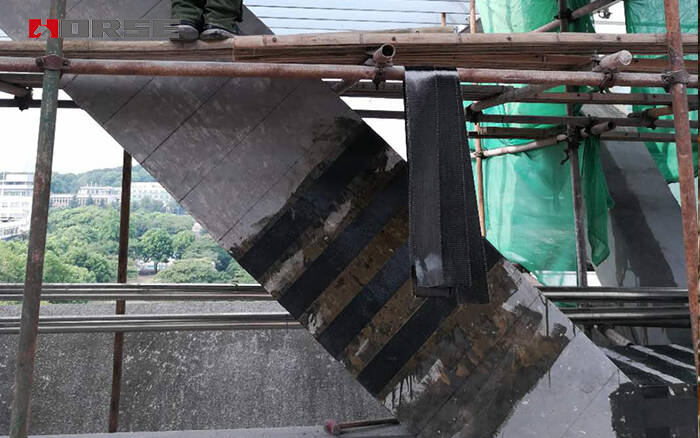 CFRP tăng cường cho cấu trúc bê tông của một khách sạn