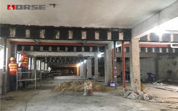 tăng cường động đất với bọc FRP