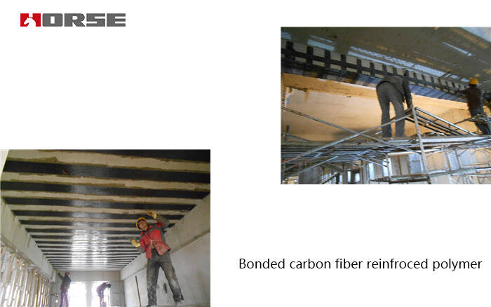 Tấm thép liên kết sợi carbon polymer tái lạnh (CFRP) bọc.