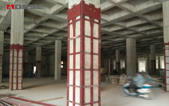 Tăng cường chùm và cột bằng tấm thép dính Tăng cường chùm và cột bằng tấm thép dính