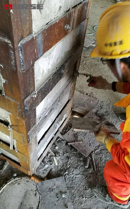 Tấm thép liên kết epoxy để gia cố xây dựng sau khi cháy