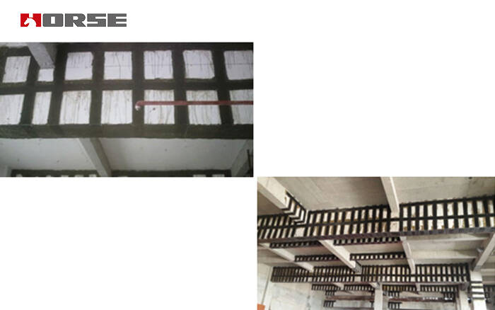 Tăng cường chùm khung bằng vải sợi carbon