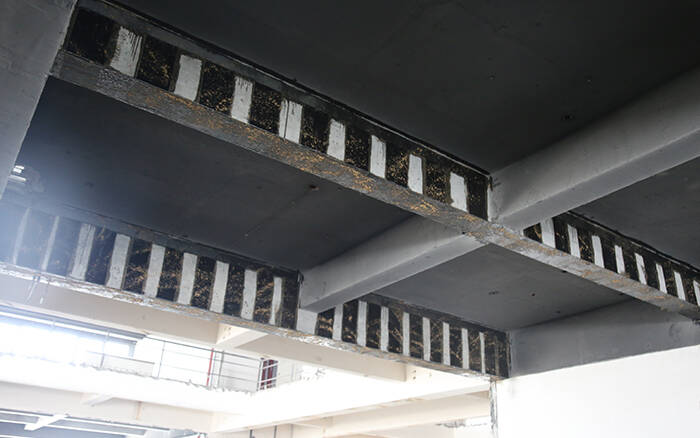 Vải sợi carbon thép bê tông chùm