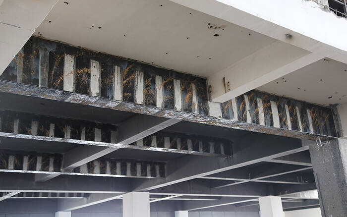 Vải sợi carbon thép bê tông chùm