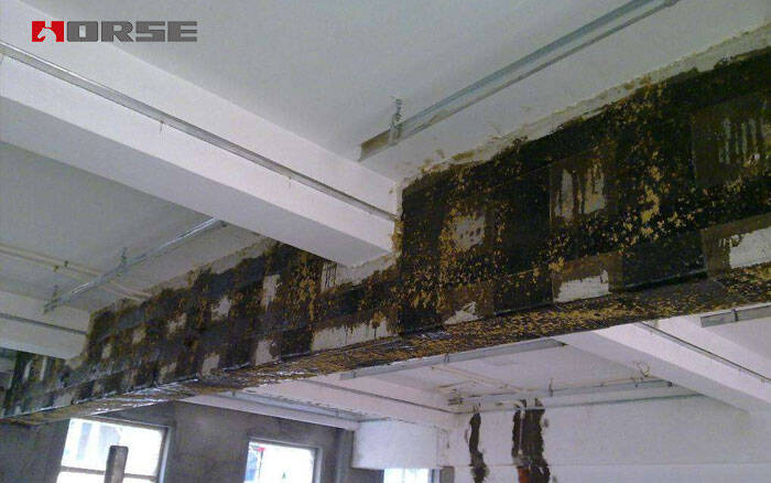 dầm được gia cố bằng vải sợi carbon