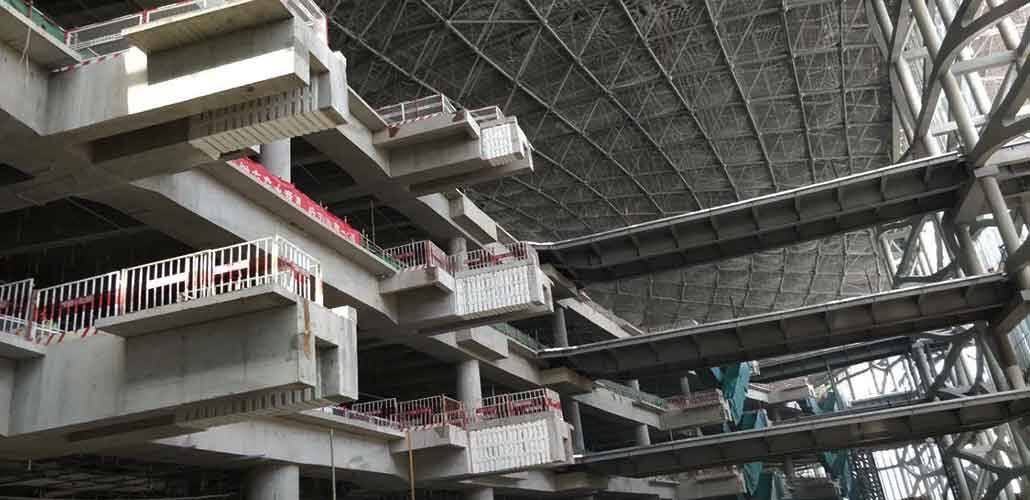 Sân bay mới Bắc Kinh được gia cố bằng thép tấm