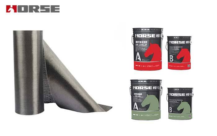 Sợi carbon HORSE và tiêm vết nứt Sợi carbon HORSE và tiêm vết nứt