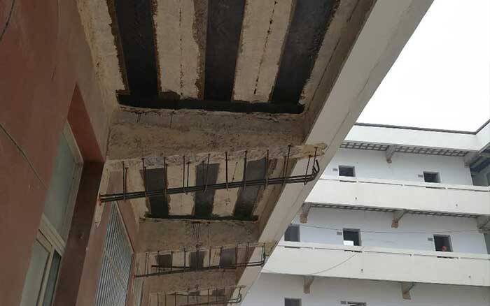 tấm bê tông cốt sợi carbon