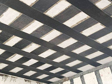 gia cố tấm sàn bằng vải sợi carbon một chiều