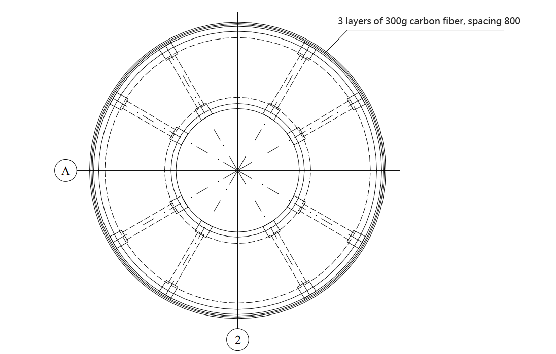 Tường Silo Bê tông Gia cố CFRP Tường Silo Bê tông Gia cố CFRP