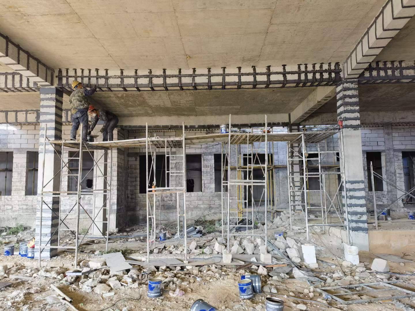 gia cố dầm-cột
