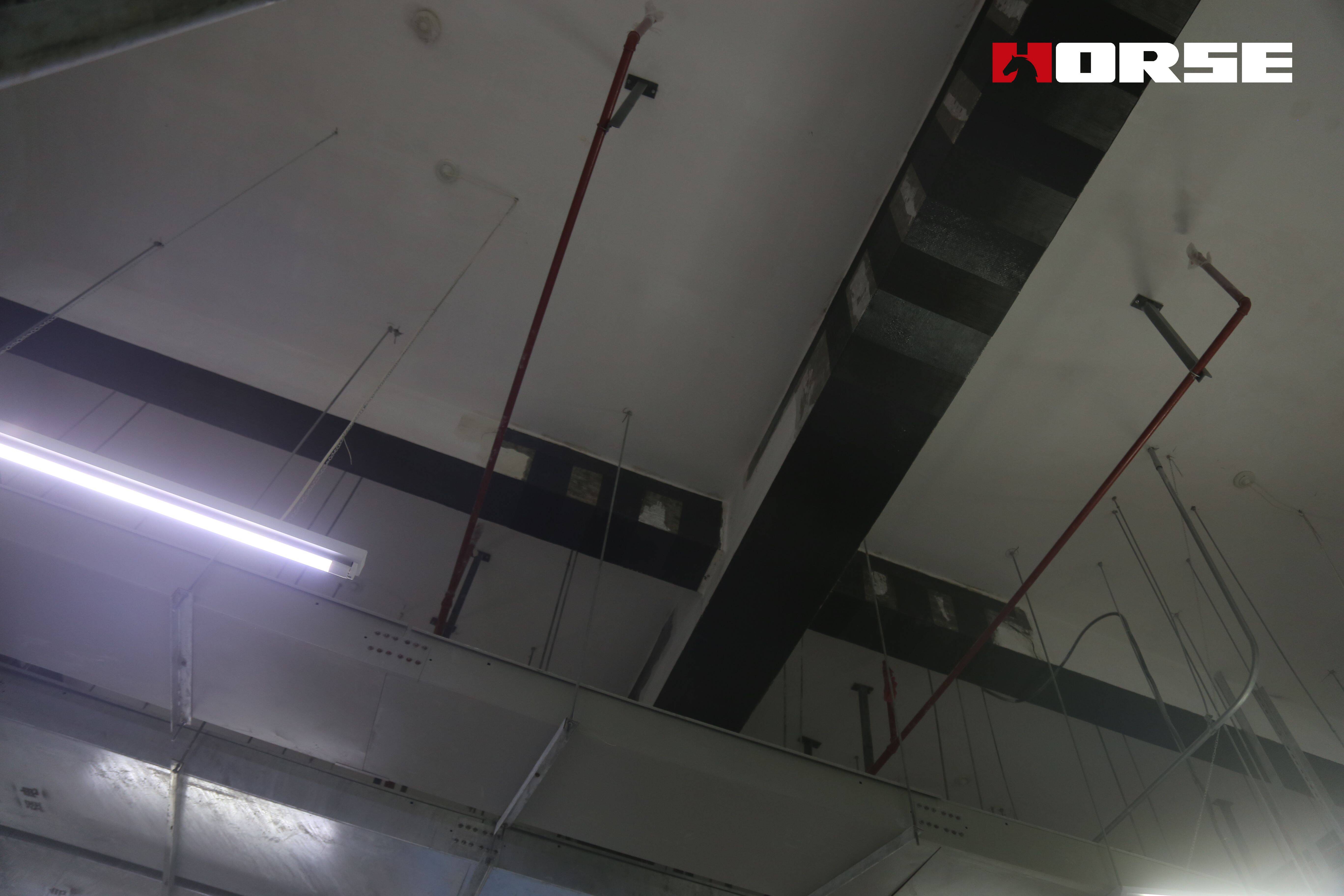 Gia cố và tăng cường sợi carbon cho nhà để xe ngầm