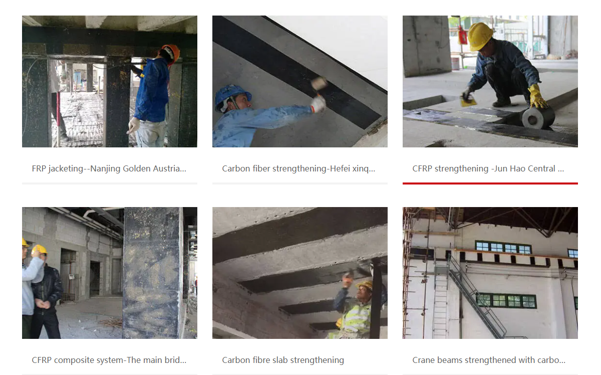 Carbon Fiber Wrapping for Retrofitting of Structures Carbon Fiber Wrapping for Retrofitting of Structures