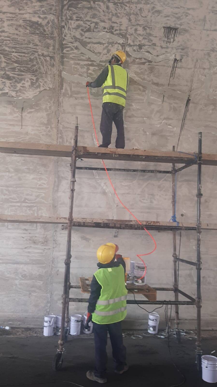 Sửa chữa & phục hồi đường hầm, sửa chữa vết nứt đường hầm, tiêm Epoxy vết nứt