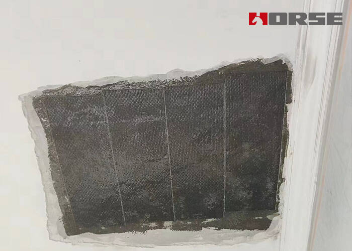 sợi carbon để sửa chữa mái nhà bị nứt