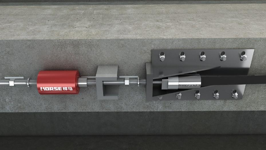 Install tensioning device Install tensioning device