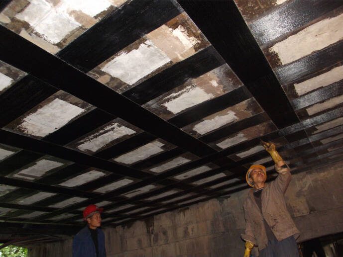 Dự án bảo trì và gia cố cầu bằng sợi carbon
