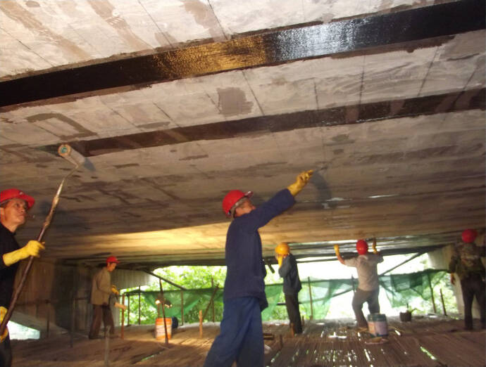 Dự án bảo trì và gia cố cầu bằng sợi carbon