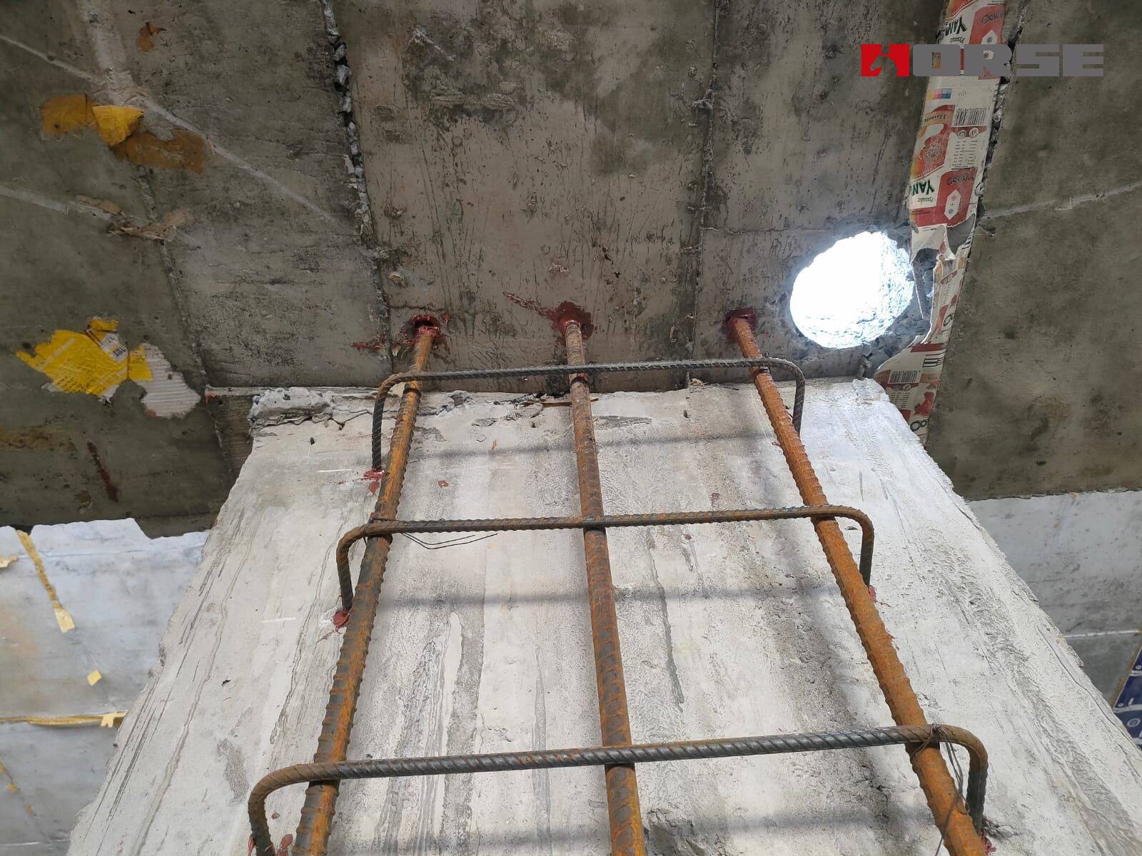Cải tạo cột bằng neo hóa chất tiêm HM-500