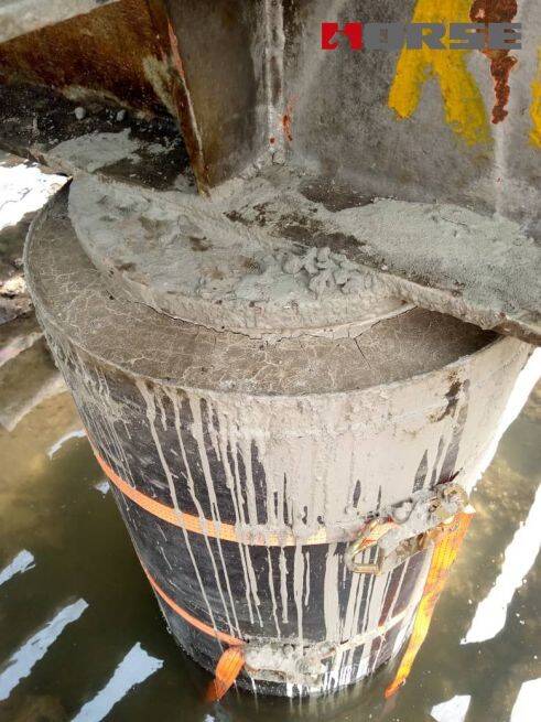 Cải tạo cầu tàu bê tông cốt thép với lớp vỏ bọc CFRP