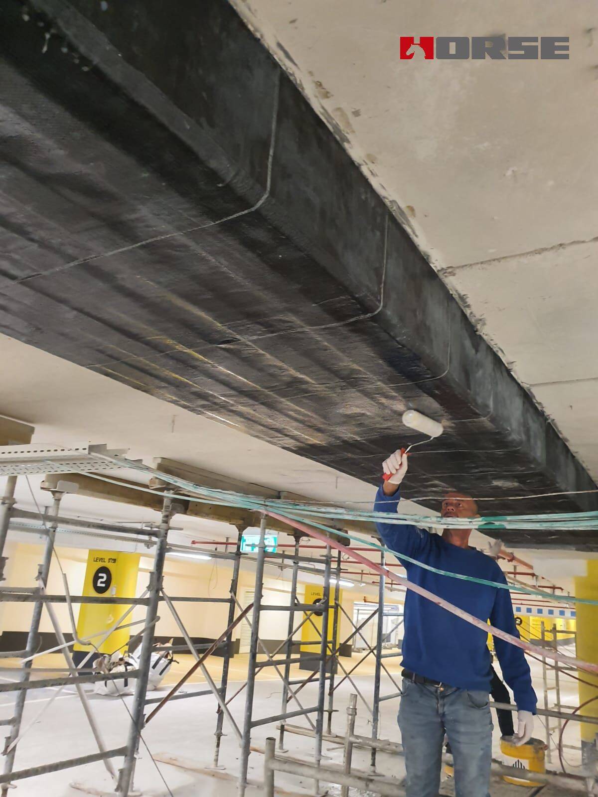 Cải tạo bằng sợi carbon và tấm CFRP
