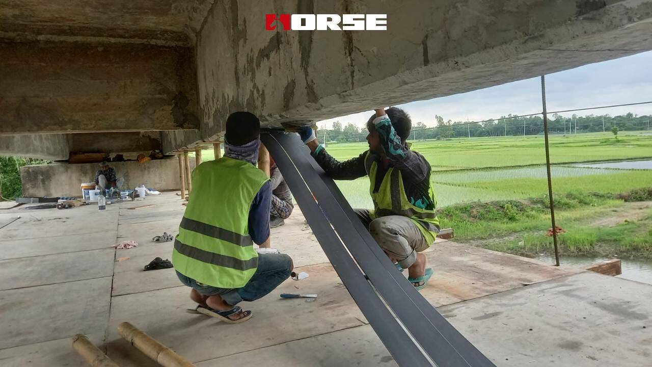 Hệ thống Composite CFRP gia cố cầu bằng thanh cốt thép bị ăn mòn