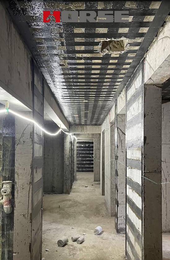 20.000 Sqm sợi carbon để gia cố tòa nhà