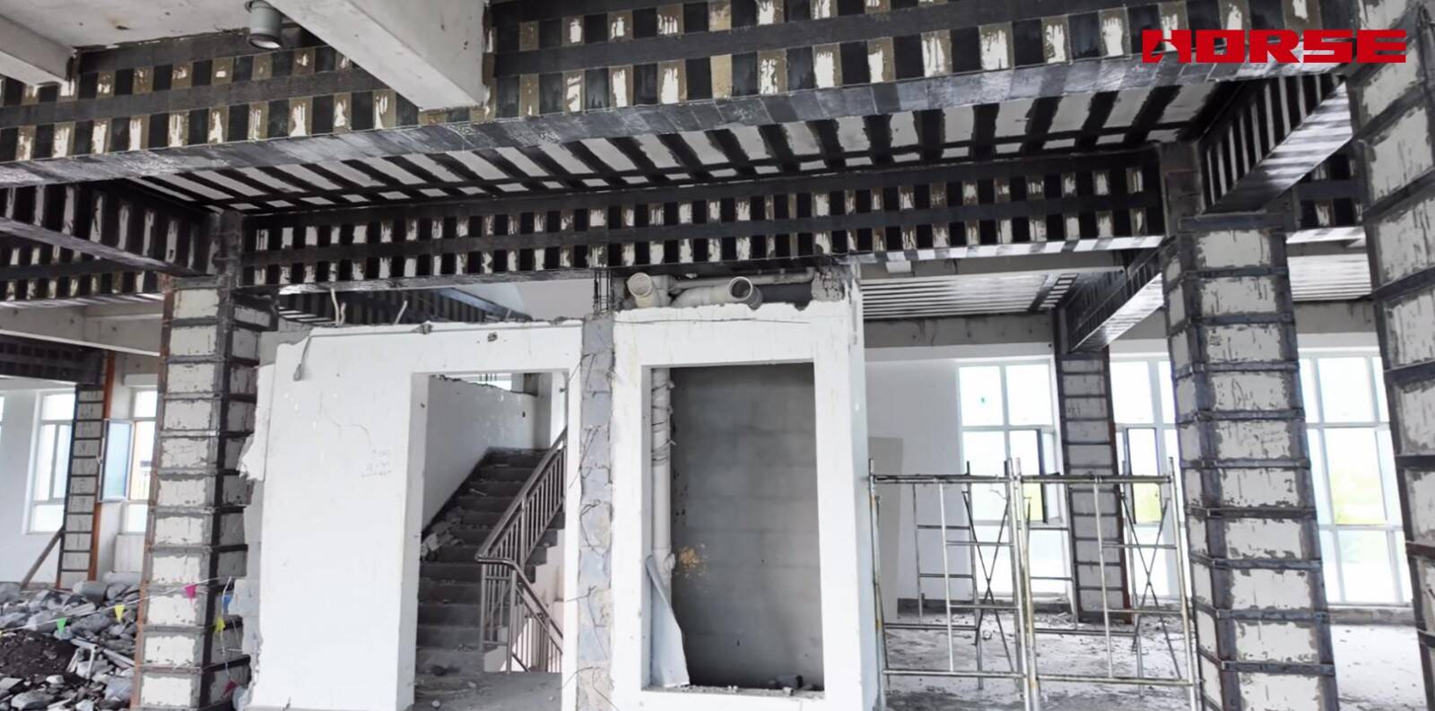 Gia cố kết cấu cho chuyển đổi từ thương mại sang cơ sở chăm sóc người cao tuổi -- Carbon Fiber & Steel Jacketing Gia cố kết cấu cho chuyển đổi từ thương mại sang cơ sở chăm sóc người cao tuổi -- Carbon Fiber & Steel Jacketing
