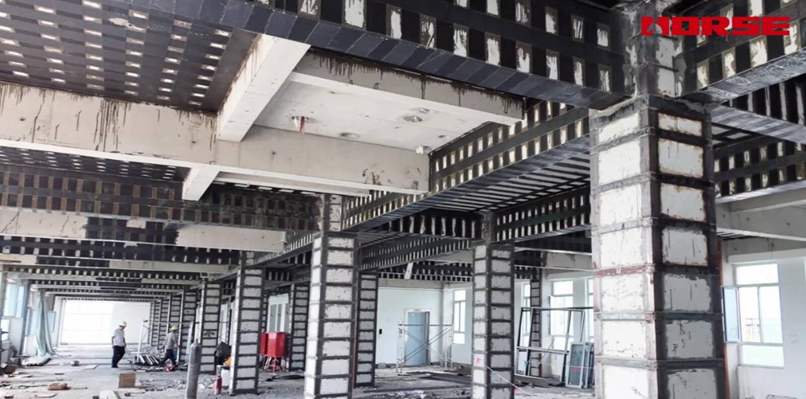 Gia cố kết cấu cho chuyển đổi từ thương mại sang cơ sở chăm sóc người cao tuổi -- Carbon Fiber & Steel Jacketing Gia cố kết cấu cho chuyển đổi từ thương mại sang cơ sở chăm sóc người cao tuổi -- Carbon Fiber & Steel Jacketing