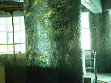 Tăng cường cột bê tông trong bãi đỗ xe