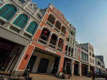 Gia cố trụ đường thị trấn Hạ Môn