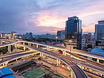 Cầu vượt Gulou gia cố bằng tấm CFRP ứng suất trước