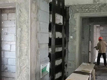 Tường cắt được gia cố bằng sợi carbon