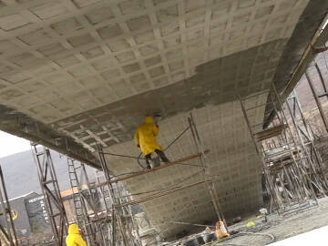 Gia cố cầu bằng tấm/tấm CFRP