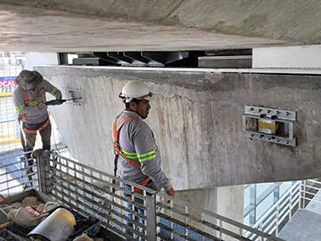 Mexico Agent Căng thẳng dự ứng lực sợi carbon Lmainate trên cầu