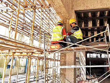 Cải tạo chống động đất bằng vật liệu polyme gia cường sợi FRP của nhà chăm sóc người cao tuổi