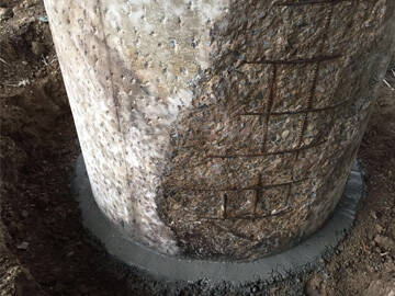 Phục hồi kết cấu cầu bằng áo cọc FRP