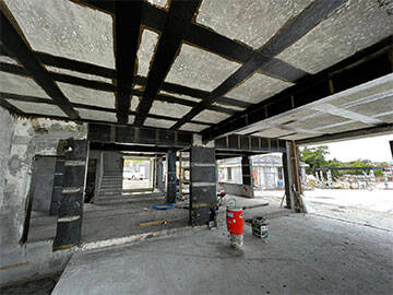 Biệt thự Sea Breeze Erosion và gia cố bằng sợi carbon