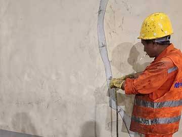 Sửa chữa và chữa lành vết nứt đường hầm bằng keo tiêm